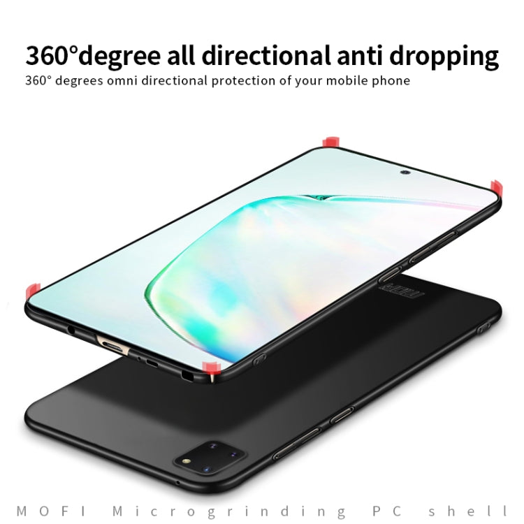 For Samsung Galaxy A81/Note10Lite MOFI Frosted PC Ultra-thin Hard C(Black) - Galaxy Phone Cases by MOFI | Online Shopping UK | buy2fix