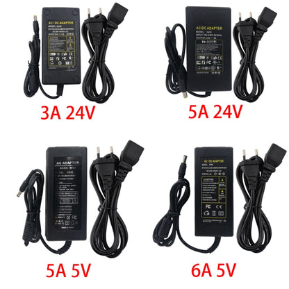 AC to DC 5V 24V Power Adapter Power Supply LED Driver Lighting Transformer 3A 5A 6A Converter Charger For LED Strip Lights AU plug(5A 24V) - Power Supplies by buy2fix | Online Shopping UK | buy2fix