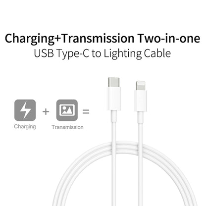 A2344 20W PD 3.0 Type-C / USB-C Folding Travel Charger + USB-C / Type-C to 8 Pin Fast Charging Data Cable Set, UK Plug, Length: 2m - USB Charger by buy2fix | Online Shopping UK | buy2fix