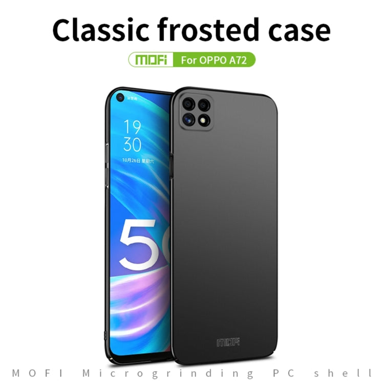 For OPPO A72 MOFI Frosted PC Ultra-thin Hard Case(Red) - OPPO Cases by MOFI | Online Shopping UK | buy2fix