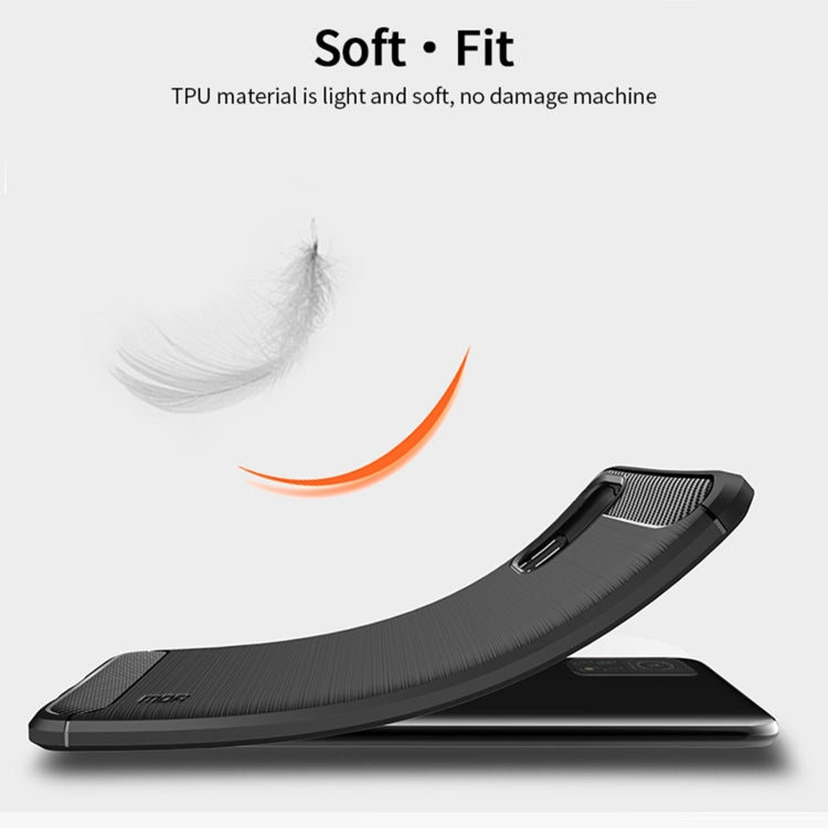For Xiaomi Mi 10T / 10T Pro / Redmi  K30S MOFI Gentleness Series Brushed Texture Carbon Fiber Soft TPU Case(Grey) - Xiaomi Cases by MOFI | Online Shopping UK | buy2fix