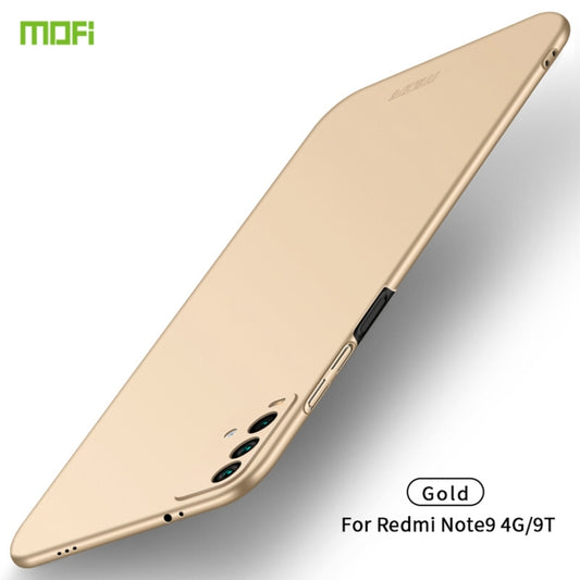 For Xiaomi Redmi 9T / Note9 4G / 9 Power MOFI Frosted PC Ultra-thin Hard Case(Gold) - Xiaomi Cases by MOFI | Online Shopping UK | buy2fix