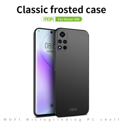 For Honor V40 MOFI Frosted PC Ultra-thin Hard Case(Gold) - Honor Cases by MOFI | Online Shopping UK | buy2fix