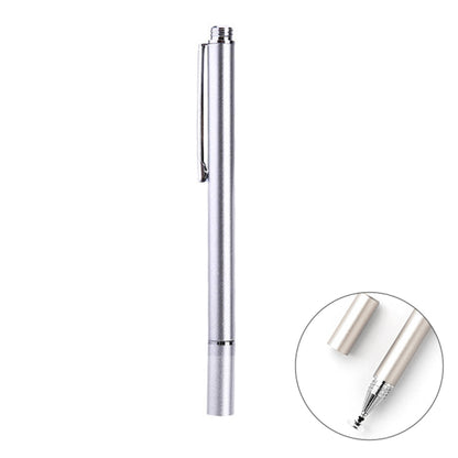 AT-21 Mobile Phone Touch Screen Capacitive Pen Drawing Pen(Silver) - Stylus Pen by buy2fix | Online Shopping UK | buy2fix