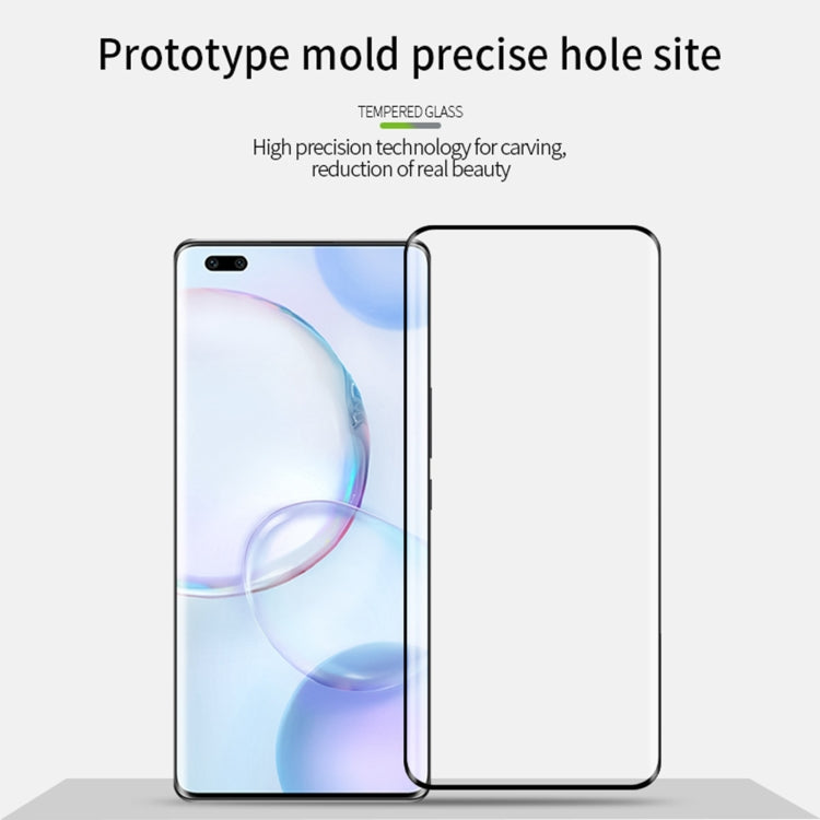 For Honor 50 Pro PINWUYO 9H 3D Hot Bending Tempered Glass Film(Black) - Honor Tempered Glass by PINWUYO | Online Shopping UK | buy2fix