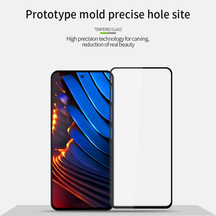 For Xiaomi Poco X3 GT PINWUYO 9H 2.5D Full Screen Tempered Glass Film(Black) -  by PINWUYO | Online Shopping UK | buy2fix