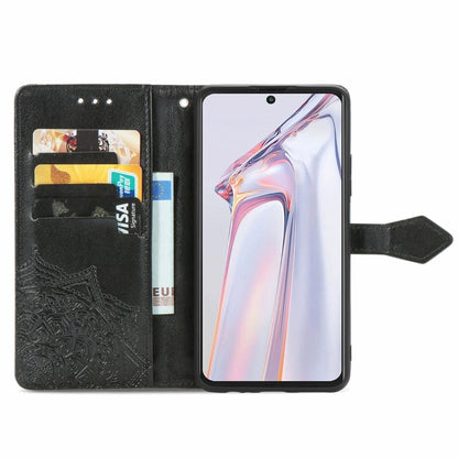 For Blackview A100 Mandala Embossing Pattern Horizontal Flip Leather Case with Holder & Card Slots & Wallet & Lanyard(Black) - More Brand by buy2fix | Online Shopping UK | buy2fix