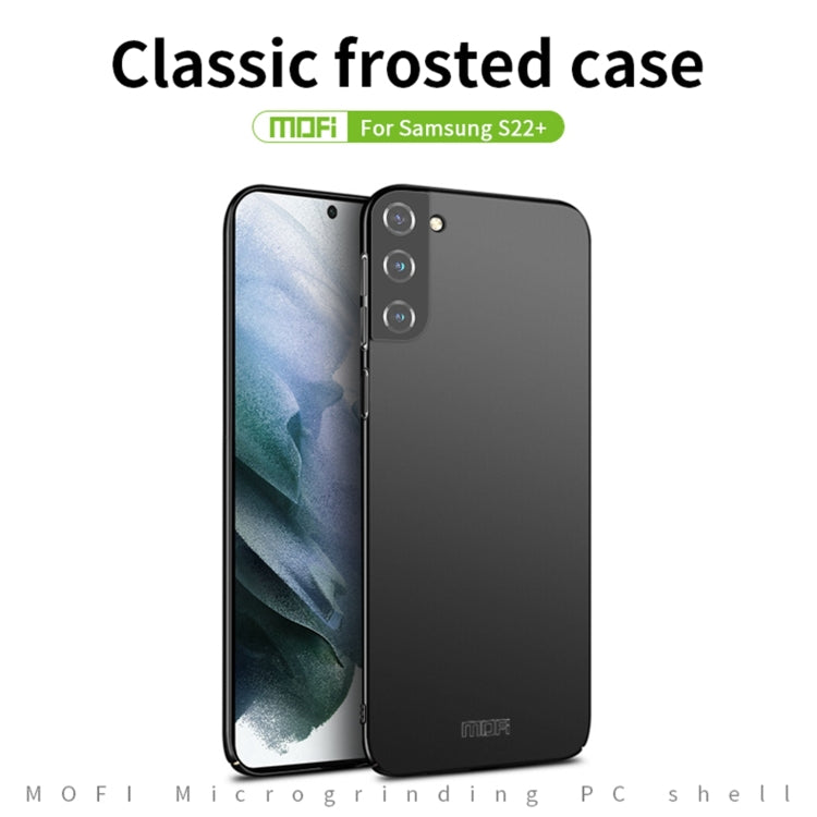 For Samsung Galaxy S22+ 5G MOFI Frosted PC Ultra-thin Hard Phone Case(Blue) - Galaxy S22+ 5G Cases by MOFI | Online Shopping UK | buy2fix