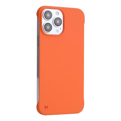 For iPhone 12 / 12 Pro ENKAY Matte Frameless Hard PC Case(Orange) - iPhone 12 / 12 Pro Cases by ENKAY | Online Shopping UK | buy2fix