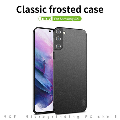 For Samsung Galaxy S21 5G MOFI Fandun Series Frosted Ultra-thin PC Hard Phone Case(Black) - Galaxy S21 5G Cases by MOFI | Online Shopping UK | buy2fix