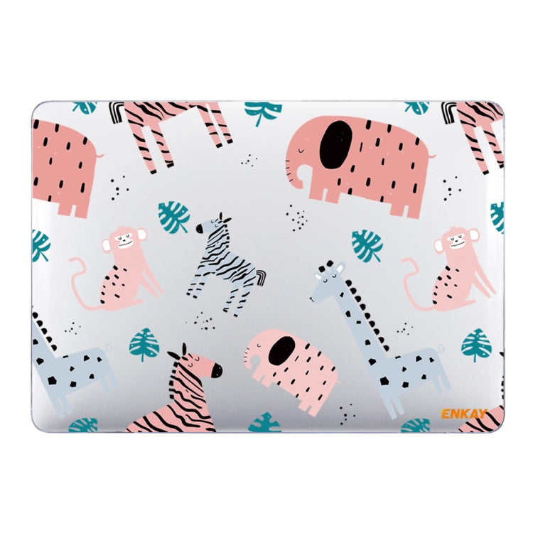 For MacBook Air 13.3 inch A1932 / A2179 / A2337 ENKAY Animal Series Pattern Laotop Protective Crystal Case(Animals No.2) - MacBook Air Cases by ENKAY | Online Shopping UK | buy2fix