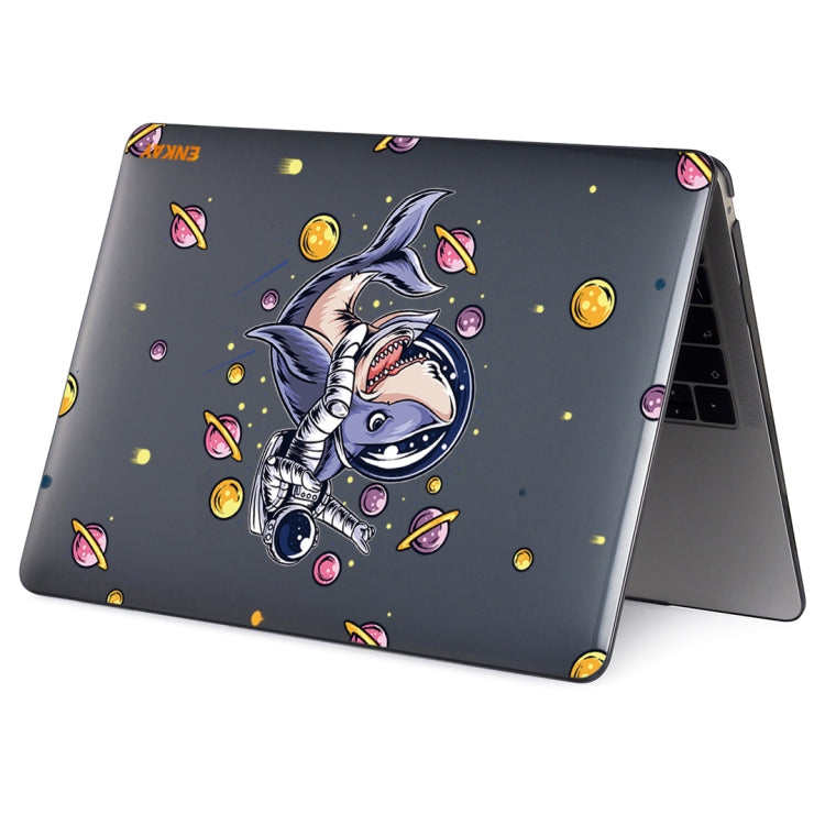 ENKAY Star Series Pattern Laotop Protective Crystal Case For MacBook Pro 13.3 inch A2251 / A2289 / A2338 2020(Shark Astronaut) - MacBook Pro Cases by ENKAY | Online Shopping UK | buy2fix