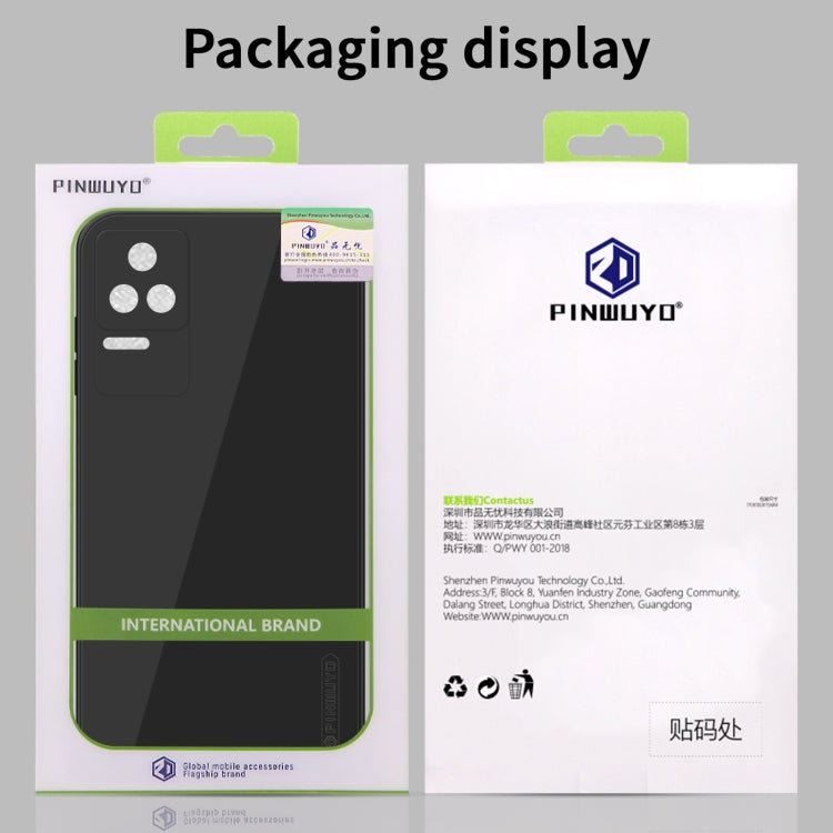 For Xiaomi Redmi K50 / K50 Pro PINWUYO Sense Series Liquid Silicone TPU Phone Case(Blue) - More Brand by PINWUYO | Online Shopping UK | buy2fix
