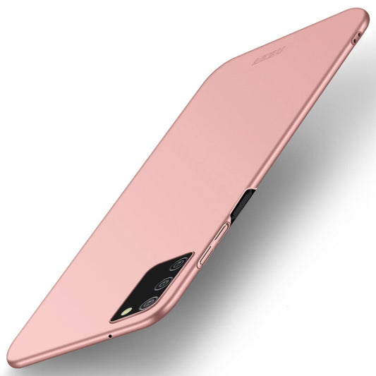 For Samsung Galaxy A02s EU / A03s / M02s / F02s MOFI Frosted PC Ultra-thin Hard Case(Rose Gold) - Galaxy Phone Cases by MOFI | Online Shopping UK | buy2fix