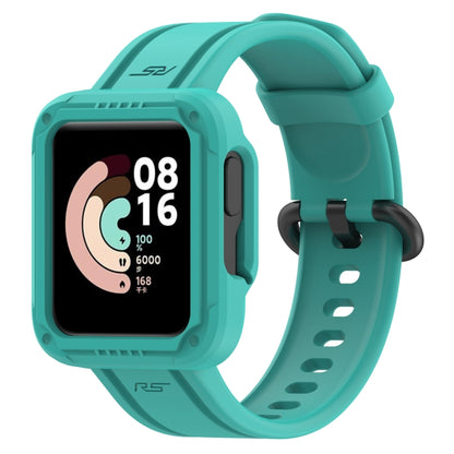 For Xiaomi Mi Watch Lite Silicone Solid Color Watch Band(Water Duck) - Watch Bands by buy2fix | Online Shopping UK | buy2fix