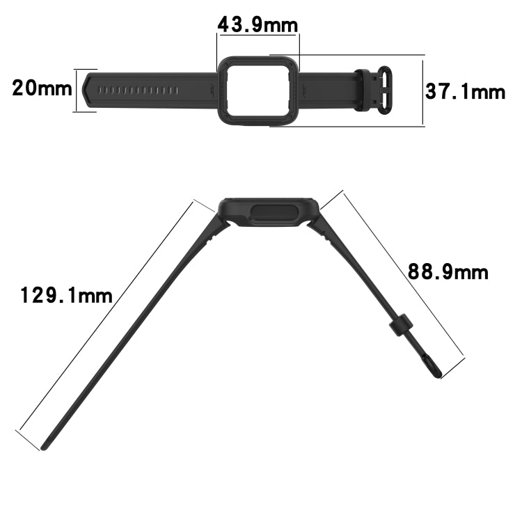 For Xiaomi Mi Watch Lite Silicone Solid Color Watch Band(Purple) - Watch Bands by buy2fix | Online Shopping UK | buy2fix