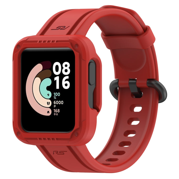 For Xiaomi Mi Watch 2 Lite Silicone Solid Color Watch Band(Red) - Watch Bands by buy2fix | Online Shopping UK | buy2fix