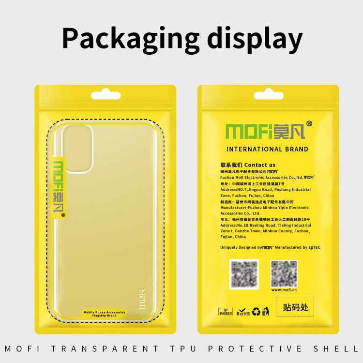 For Samsung Galaxy A13 4G MOFI Ming Series Ultra-thin TPU Phone Case(Transparent) - Galaxy Phone Cases by MOFI | Online Shopping UK | buy2fix