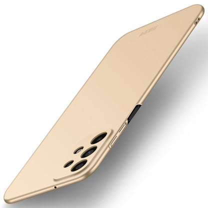 For Samsung Galaxy A23 4G MOFI Frosted PC Ultra-thin Hard Case(Gold) - Galaxy Phone Cases by MOFI | Online Shopping UK | buy2fix