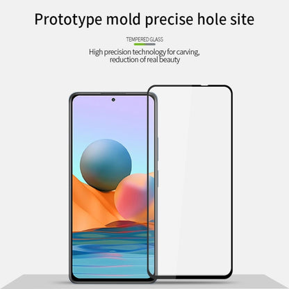 For Xiaomi Poco M5S PINWUYO 9H 2.5D Full Screen Tempered Glass Film(Black) -  by PINWUYO | Online Shopping UK | buy2fix