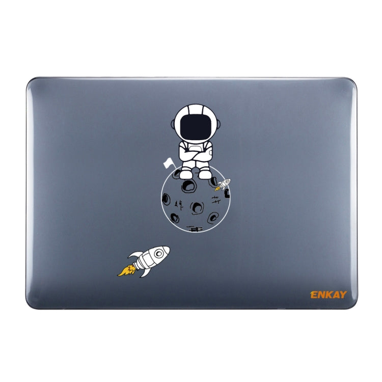 For MacBook Pro 16.2 A2485/A2880 2023 ENKAY Hat-Prince 3 in 1 Spaceman Pattern Laotop Protective Crystal Case with TPU Keyboard Film / Anti-dust Plugs, Version:EU(Spaceman No.4) - MacBook Pro Cases by ENKAY | Online Shopping UK | buy2fix