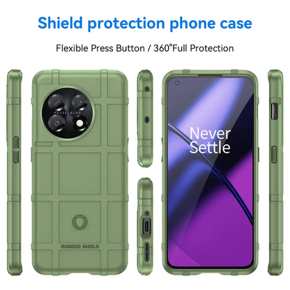 For OnePlus 11 5G Full Coverage Shockproof TPU Case(Green) - OnePlus Cases by buy2fix | Online Shopping UK | buy2fix