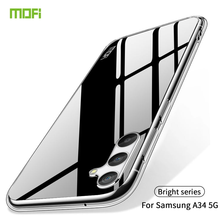 For Samsung Galaxy A34 5G MOFI Ming Series Ultra-thin TPU Phone Case - Galaxy Phone Cases by MOFI | Online Shopping UK | buy2fix