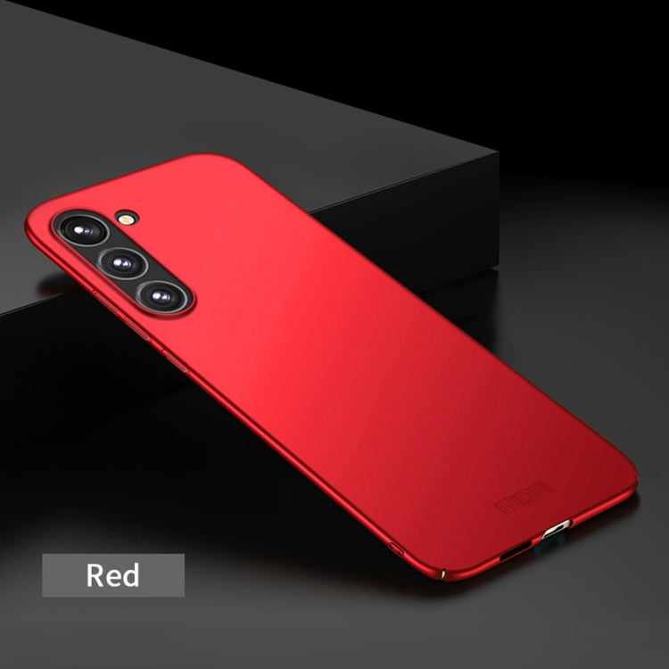 For Samsung Galaxy S25+ 5G MOFI Frosted PC Ultra-thin Hard Phone Case(Red) - Galaxy S25+ 5G Cases by MOFI | Online Shopping UK | buy2fix