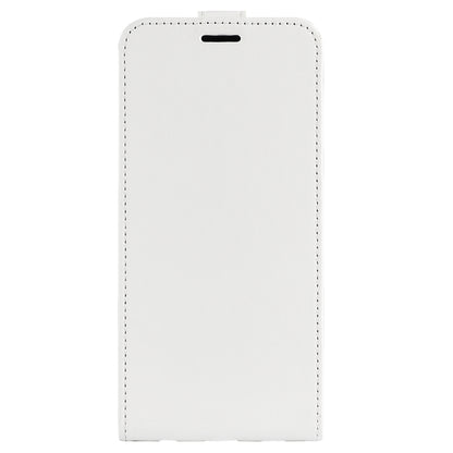 For OnePlus 11 R64 Texture Vertical Flip Leather Phone Case(White) - OnePlus Cases by buy2fix | Online Shopping UK | buy2fix