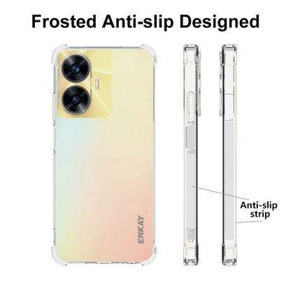 For Realme C55 4G ENKAY Clear TPU Shockproof Anti-slip Phone Case - Realme Cases by ENKAY | Online Shopping UK | buy2fix