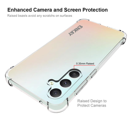 For Samsung Galaxy S23 FE 5G ENKAY Clear TPU Shockproof Anti-slip Phone Case - Galaxy S23 FE 5G Cases by ENKAY | Online Shopping UK | buy2fix