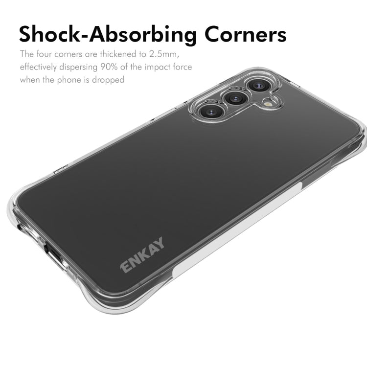 For Samsung Galaxy S25+ 5G ENKAY Clear TPU Shockproof Anti-slip Phone Case - Galaxy S25+ 5G Cases by ENKAY | Online Shopping UK | buy2fix