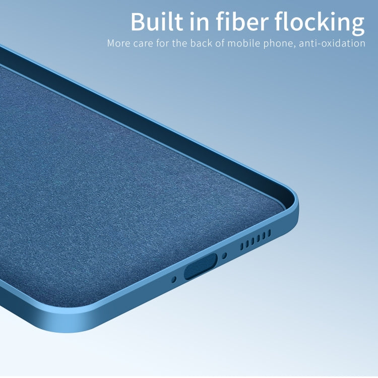 For Samsung Galaxy A34 5G PINWUYO Sense Series Liquid Silicone TPU Phone Case(Blue) - Galaxy Phone Cases by PINWUYO | Online Shopping UK | buy2fix
