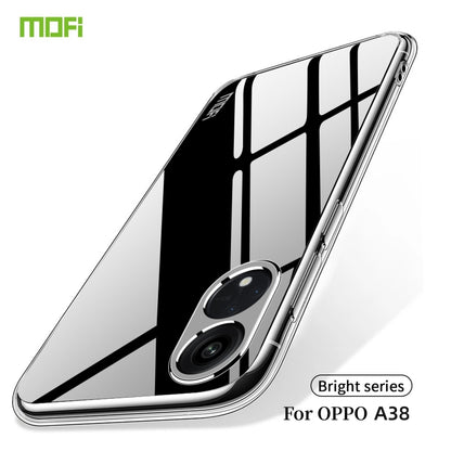 For OPPO A38 MOFI Ming Series Transparent Ultra-thin TPU Phone Case(Transparent) - A38 Cases by MOFI | Online Shopping UK | buy2fix