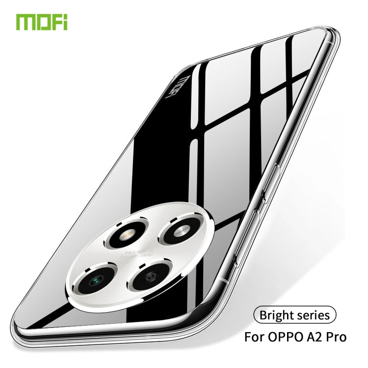 For OPPO A2 Pro MOFI Ming Series Transparent Ultra-thin TPU Phone Case(Transparent) - A2 Pro Cases by MOFI | Online Shopping UK | buy2fix