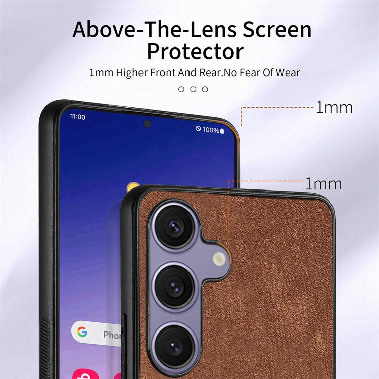 For Samsung Galaxy S25 Ultra 5G Retro Skin-feel Ring Card Wallet Phone Case(Brown) - Galaxy S25 Ultra 5G Cases by buy2fix | Online Shopping UK | buy2fix