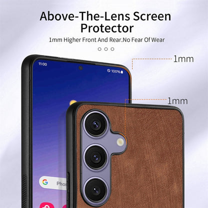 For Samsung Galaxy S25 Ultra 5G Retro Skin-feel Ring Card Wallet Phone Case(Brown) - Galaxy S25 Ultra 5G Cases by buy2fix | Online Shopping UK | buy2fix