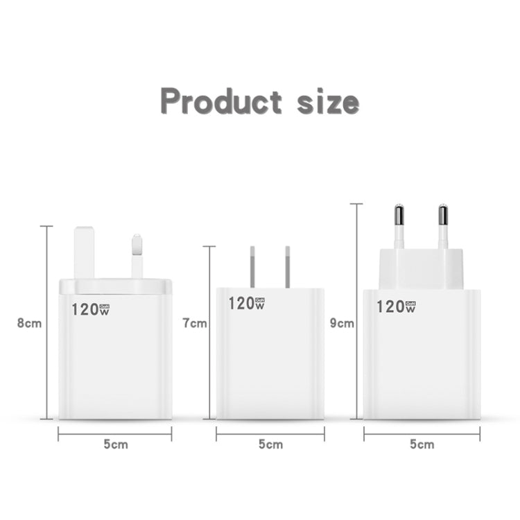 120W USB Super Fast Charging Charger Suitable for Xiaomi 12 / 12 Pro and Huawei / vivo, Plug Size:US Plug - USB Charger by buy2fix | Online Shopping UK | buy2fix