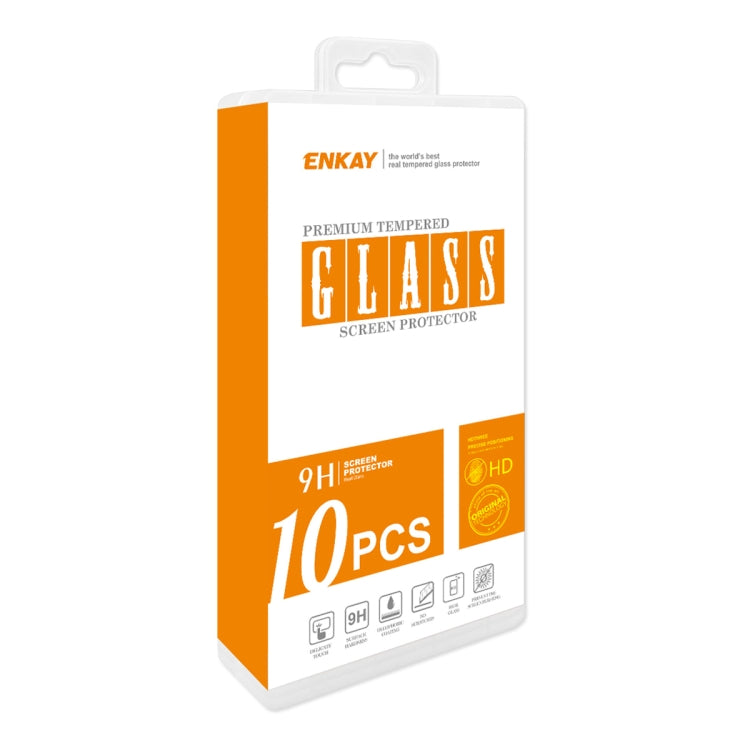 For Motorola Moto G 5G 2023 / Edge 30 Pro 10pcs ENKAY Full Glue High Aluminum-silicon Tempered Glass Film - Motorola Tempered Glass by ENKAY | Online Shopping UK | buy2fix