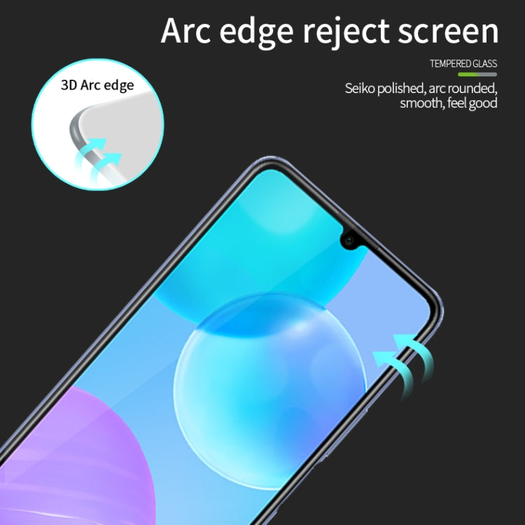 For Samsung Galaxy A05s PINWUYO 9H 3D Full Screen Explosion-proof Tempered Glass Film(Black) - Galaxy Tempered Glass by PINWUYO | Online Shopping UK | buy2fix