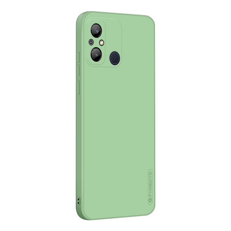 For Xiaomi Redmi 12C PINWUYO Sense Series Liquid Silicone TPU Phone Case(Green) - Xiaomi Cases by PINWUYO | Online Shopping UK | buy2fix