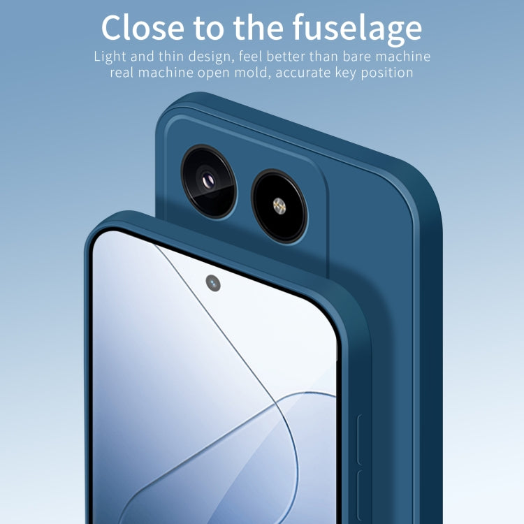 For Xiaomi 14 PINWUYO Sense Series Liquid Silicone TPU Phone Case(Green) - Xiaomi Cases by PINWUYO | Online Shopping UK | buy2fix