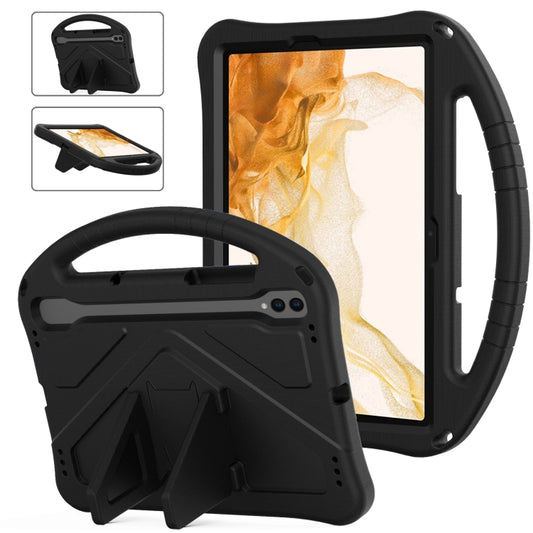 For Samsung Galaxy Tab S8 EVA Shockproof Tablet Case with Holder(Black) - Galaxy Tab S8 Cases by buy2fix | Online Shopping UK | buy2fix