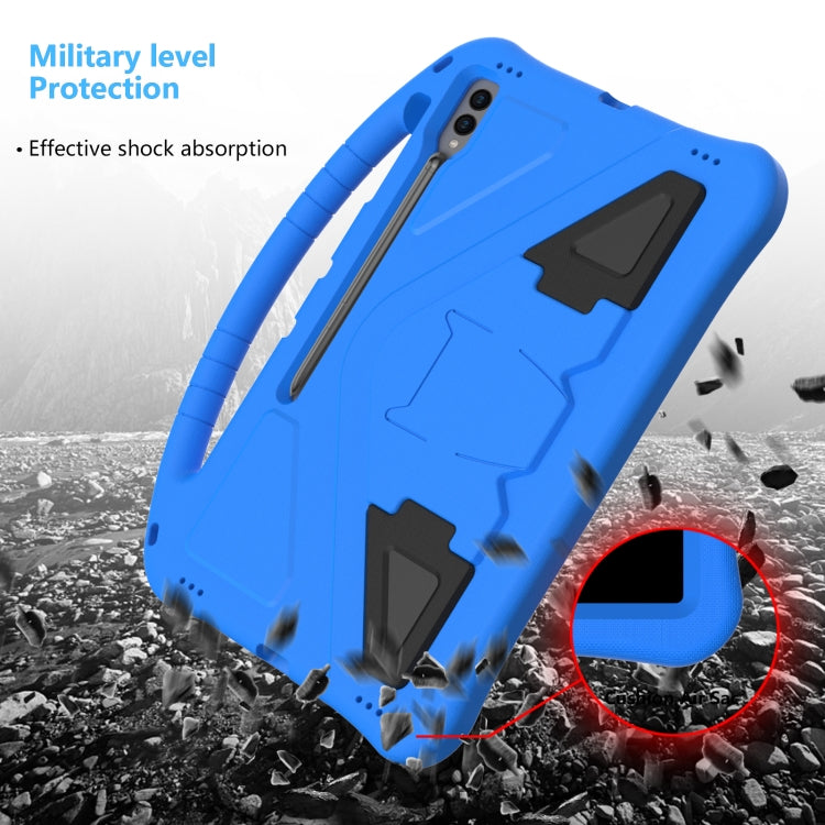 For Samsung Galaxy Tab S9 Ultra EVA Shockproof Tablet Case with Holder(Blue) - Galaxy Tab S9 Ultra Cases by buy2fix | Online Shopping UK | buy2fix