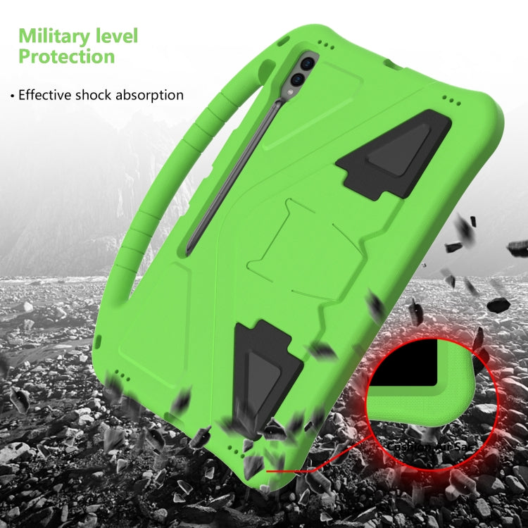 For Samsung Galaxy Tab S9 Ultra EVA Shockproof Tablet Case with Holder(Green) - Galaxy Tab S9 Ultra Cases by buy2fix | Online Shopping UK | buy2fix