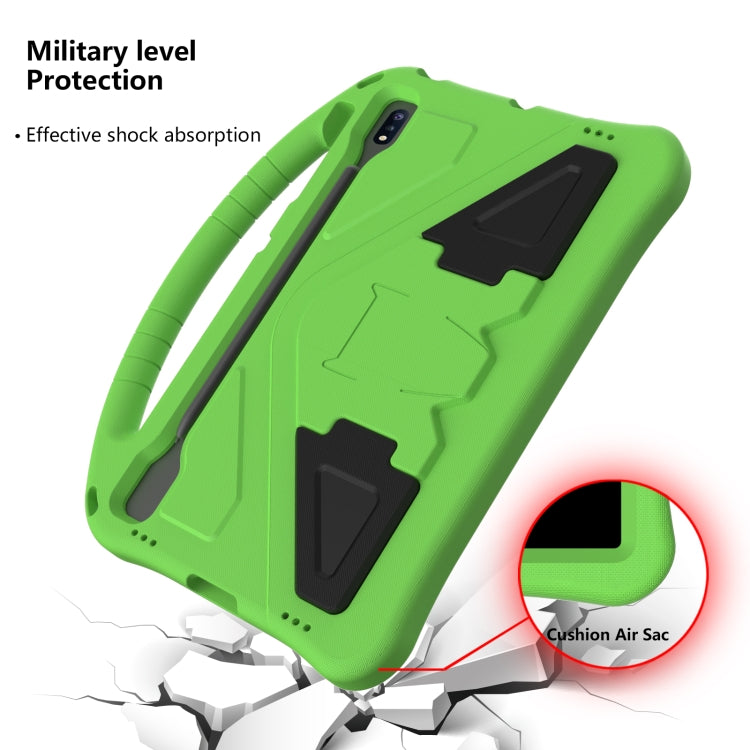 For Samsung Galaxy Tab S10+ 12.4 EVA Shockproof Tablet Case with Holder(Green) - Tab S10+ Cases by buy2fix | Online Shopping UK | buy2fix