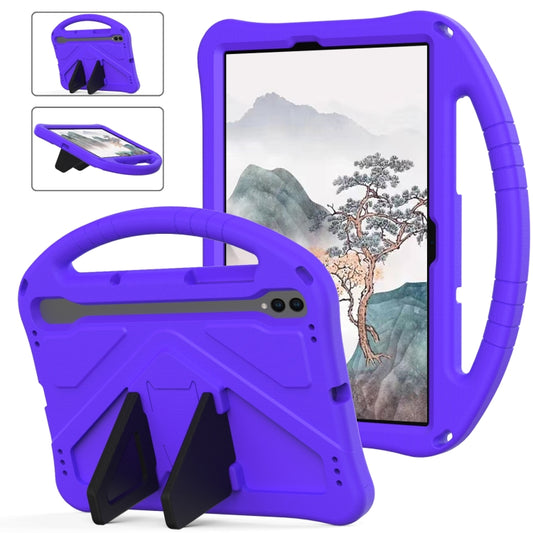 For Samsung Galaxy Tab S10 EVA Shockproof Tablet Case with Holder(Purple) - Tab S10 Cases by buy2fix | Online Shopping UK | buy2fix