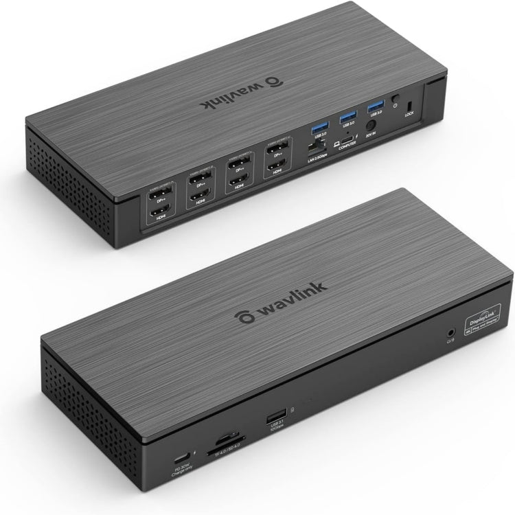 Wavlink UG69PD8 100W PD 18 in 1 Type-C Dock Compatible Type-C Universal Docking Station, Plug:AU Plug - USB HUB by WAVLINK | Online Shopping UK | buy2fix