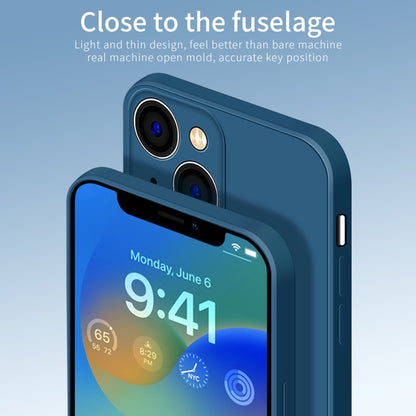 For iPhone 15 PINWUYO Sense Series Liquid Silicone TPU Phone Case(Blue) - iPhone 15 Cases by PINWUYO | Online Shopping UK | buy2fix