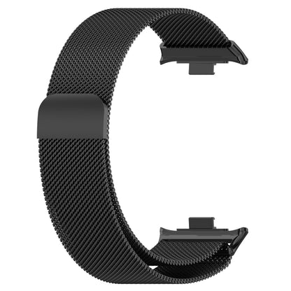 For Xiaomi Mi Band 8 Pro Milan Magnetic Steel Mesh Watch Band(Black) - Watch Bands by buy2fix | Online Shopping UK | buy2fix